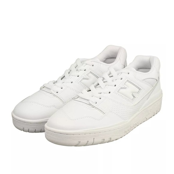 New Balance 550 Brand New All Triple White New Balance Sneaker - Picture 4 of 8